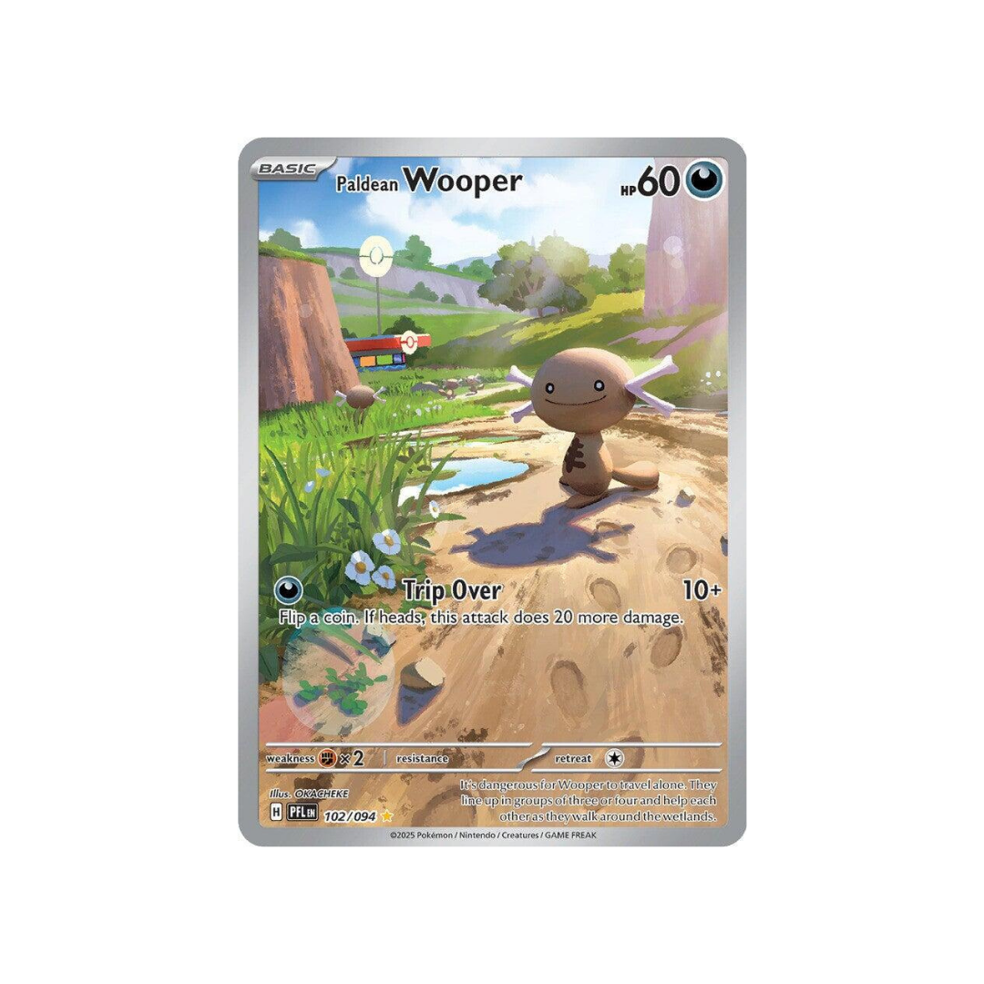 Paldean Wooper Illustration Rare 102/94 English Pokémon TCG Single Near Mint