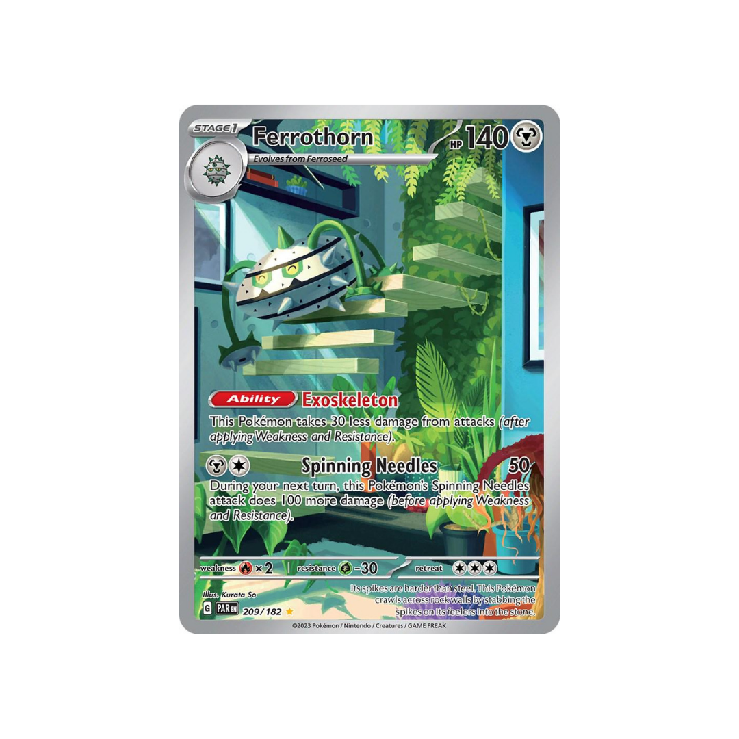 Ferrothorn Illustration Rare 209/182 English Pokémon TCG Single Near Mint