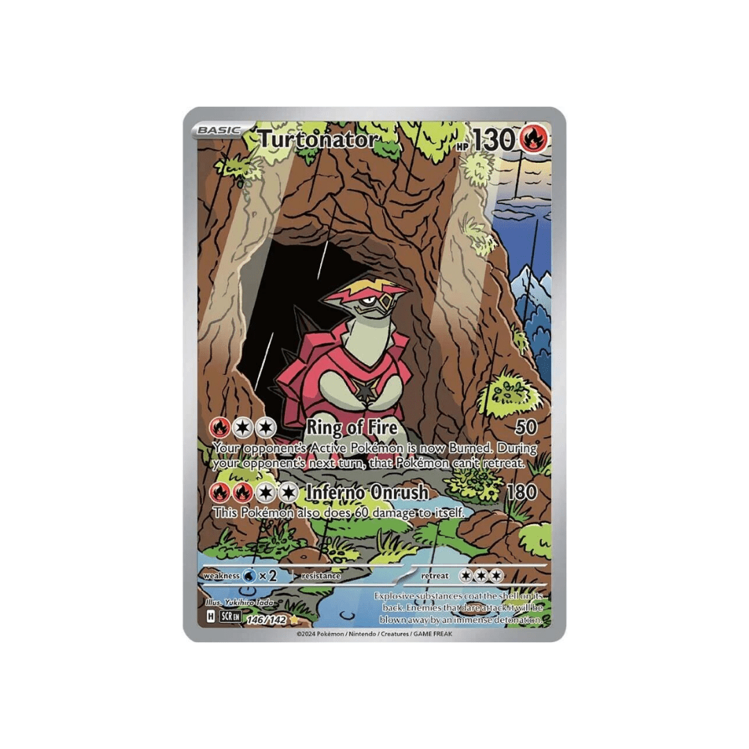 Turtonator Illustration Rare 146/142 English Pokémon TCG Single Near Mint