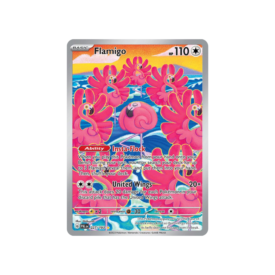 Flamigo Illustration Rare 227/193 English Pokémon TCG Single Near Mint
