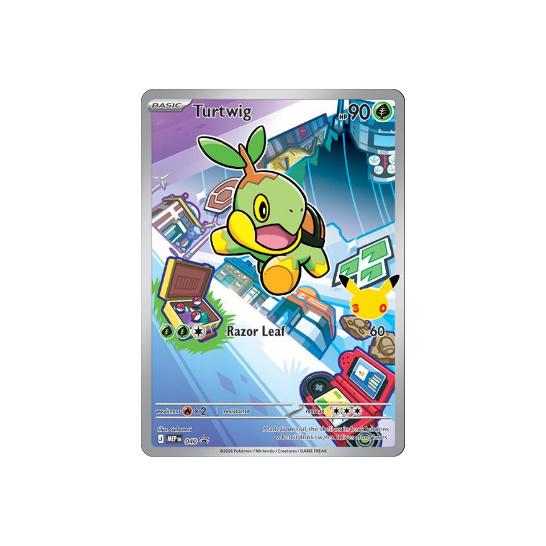 Turtwig No. 40 First Partner Promo English Pokémon TCG Single Near Mint