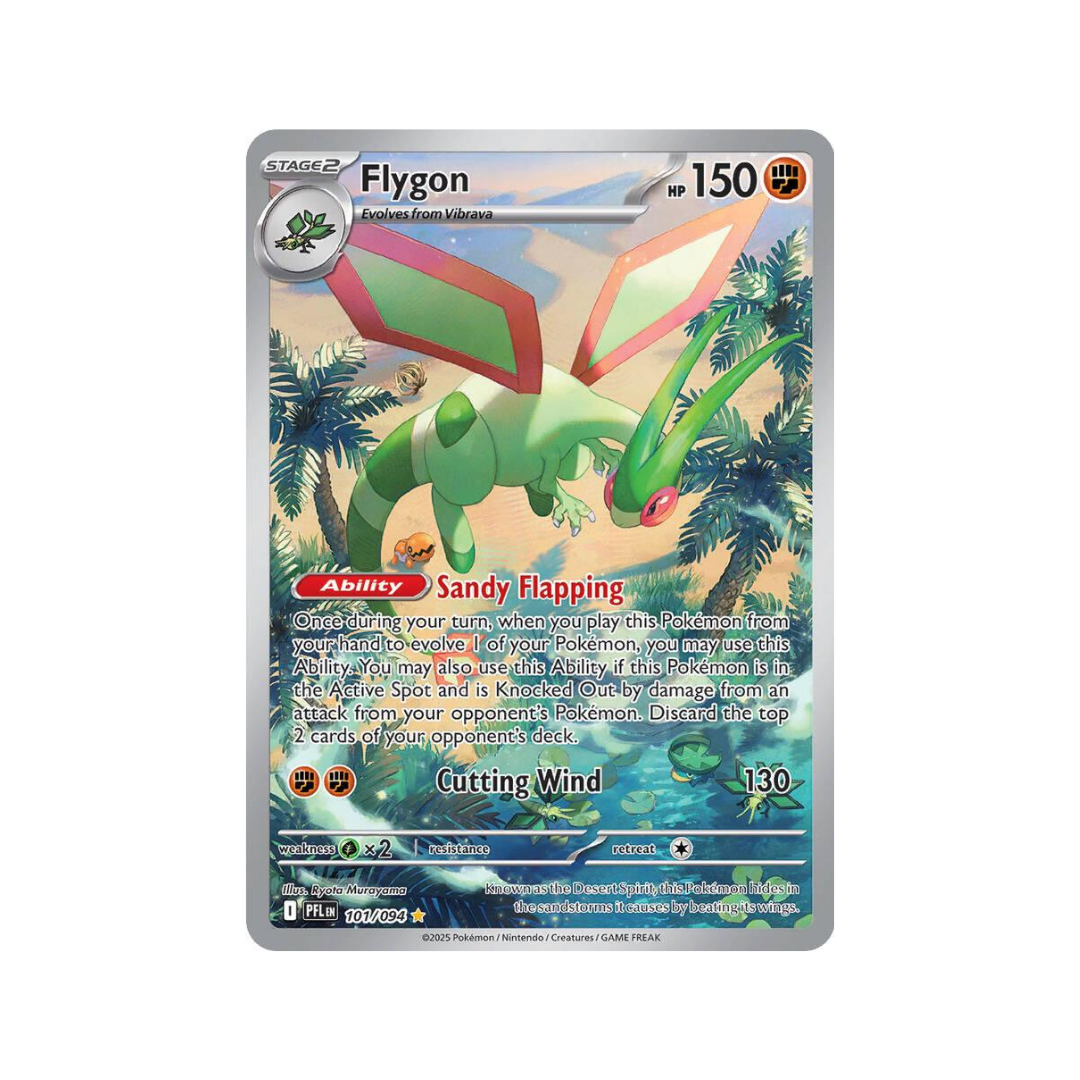 Flygon Illustration Rare 101/94 English Pokémon TCG Single Near Mint