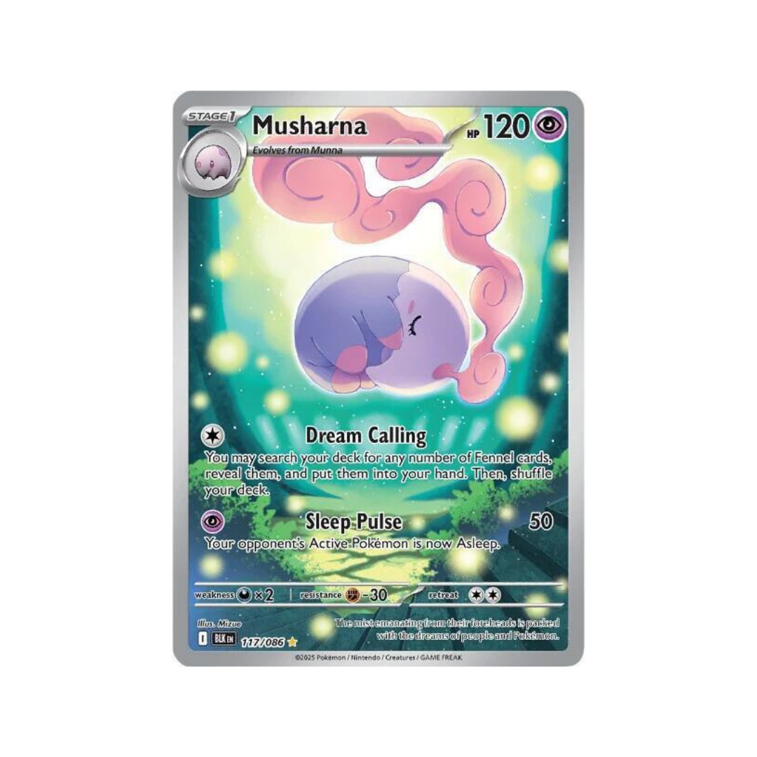 Musharna Illustration Rare 117/86 English Pokémon TCG Single Near Mint
