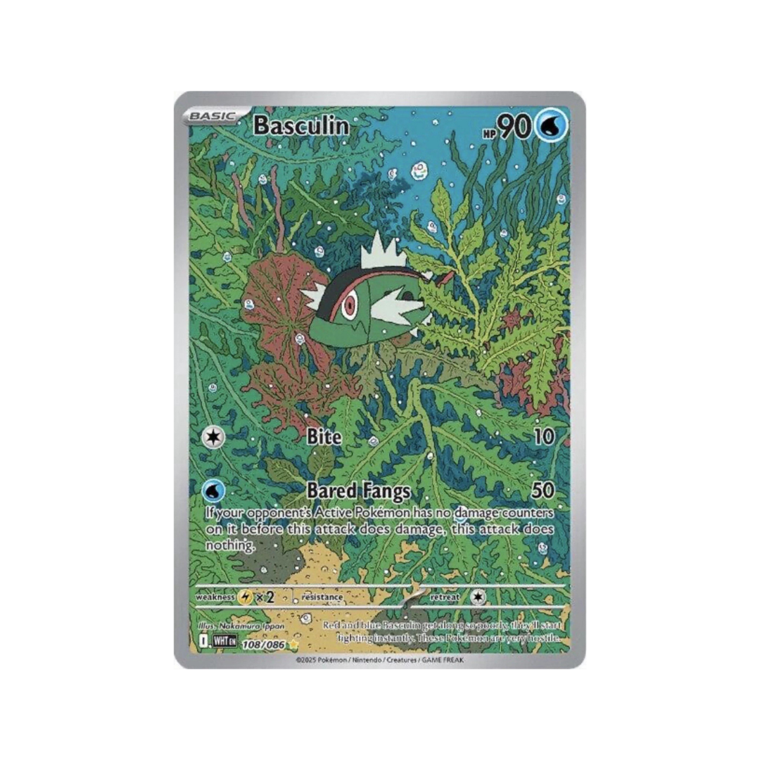 Basculin Illustration Rare 108/86 English Pokémon TCG Single Near Mint