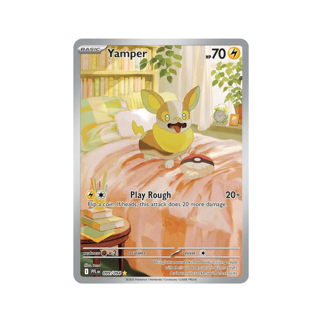 Yamper Illustration Rare 99/94 English Pokémon TCG Single Near Mint