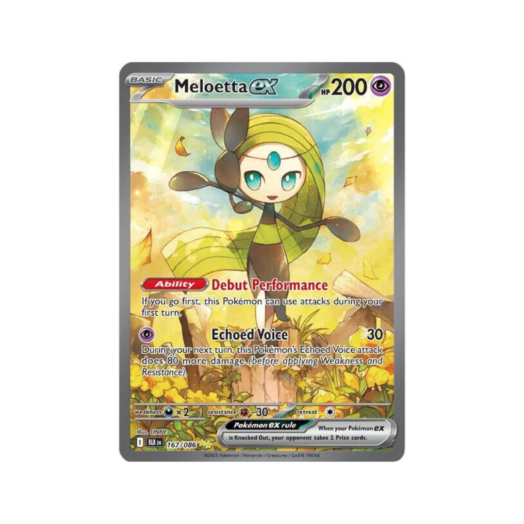 Meloetta Special Illustration Rare 167/86 English Pokémon TCG Single Near Mint