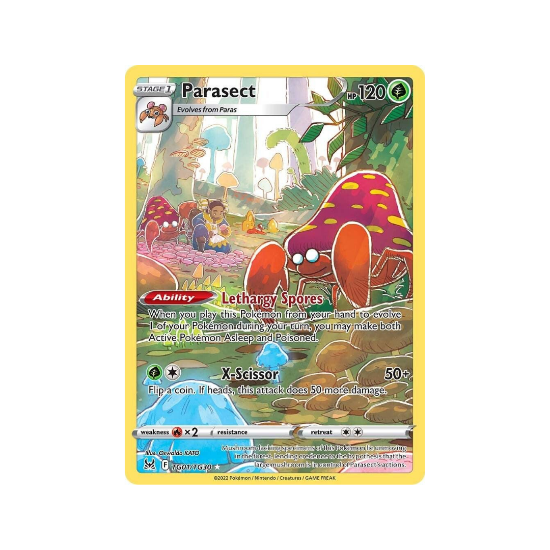 Parasect Illustration Rare TG01/TG30 English Pokémon TCG Single Near Mint