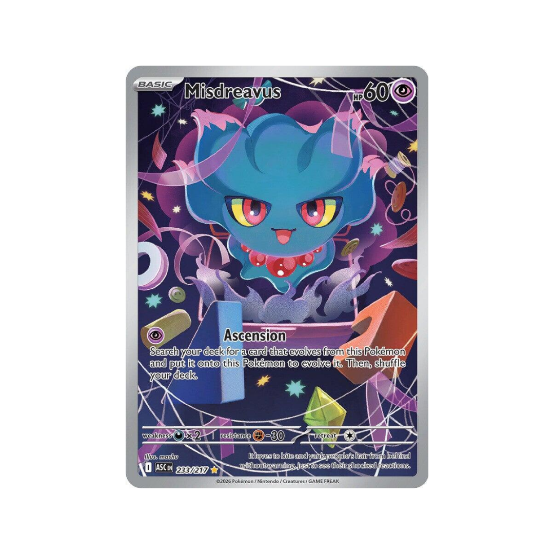 Misdreavus Illustration Rare 233/217 English Pokémon TCG Single Near Mint