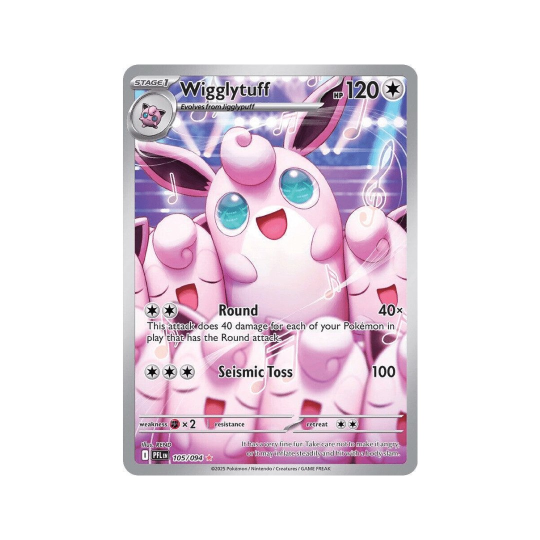 Wigglytuff Illustration Rare 105/94 English Pokémon TCG Single Near Mint