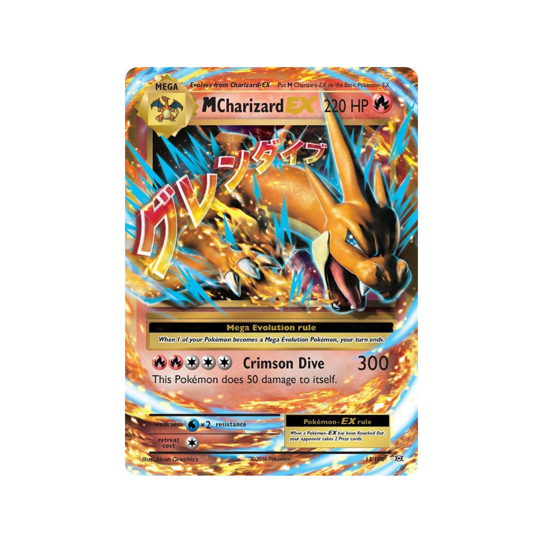 M Charizard EX 13/108 Pokémon XY Evolutions