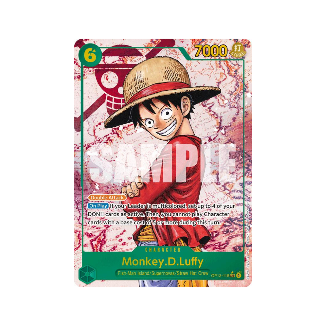 English One Piece Singles Limited Edition Cards - kit TCG