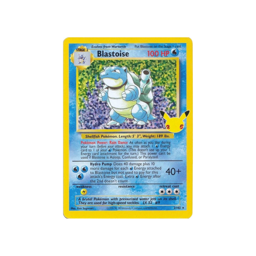 Blastoise CEL 2/102 - kit TCG