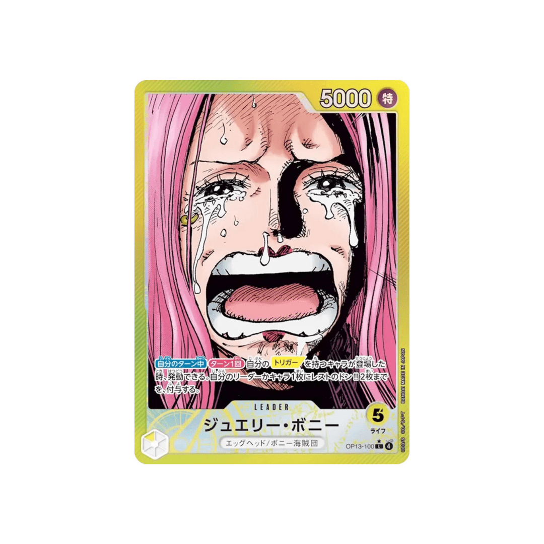 Jewelry Bonney (Alternate Art) Leader OP13-100 - kit TCG