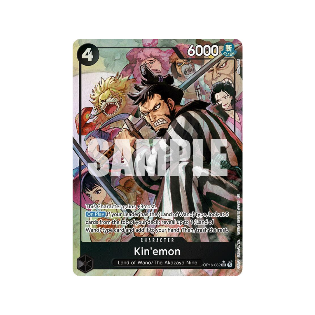 Kin'emon (Alternate Art) OP16-082 - kit TCG