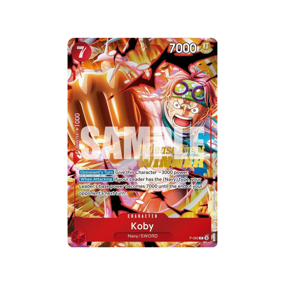Koby (Release Event Winner) P-092 - kit TCG