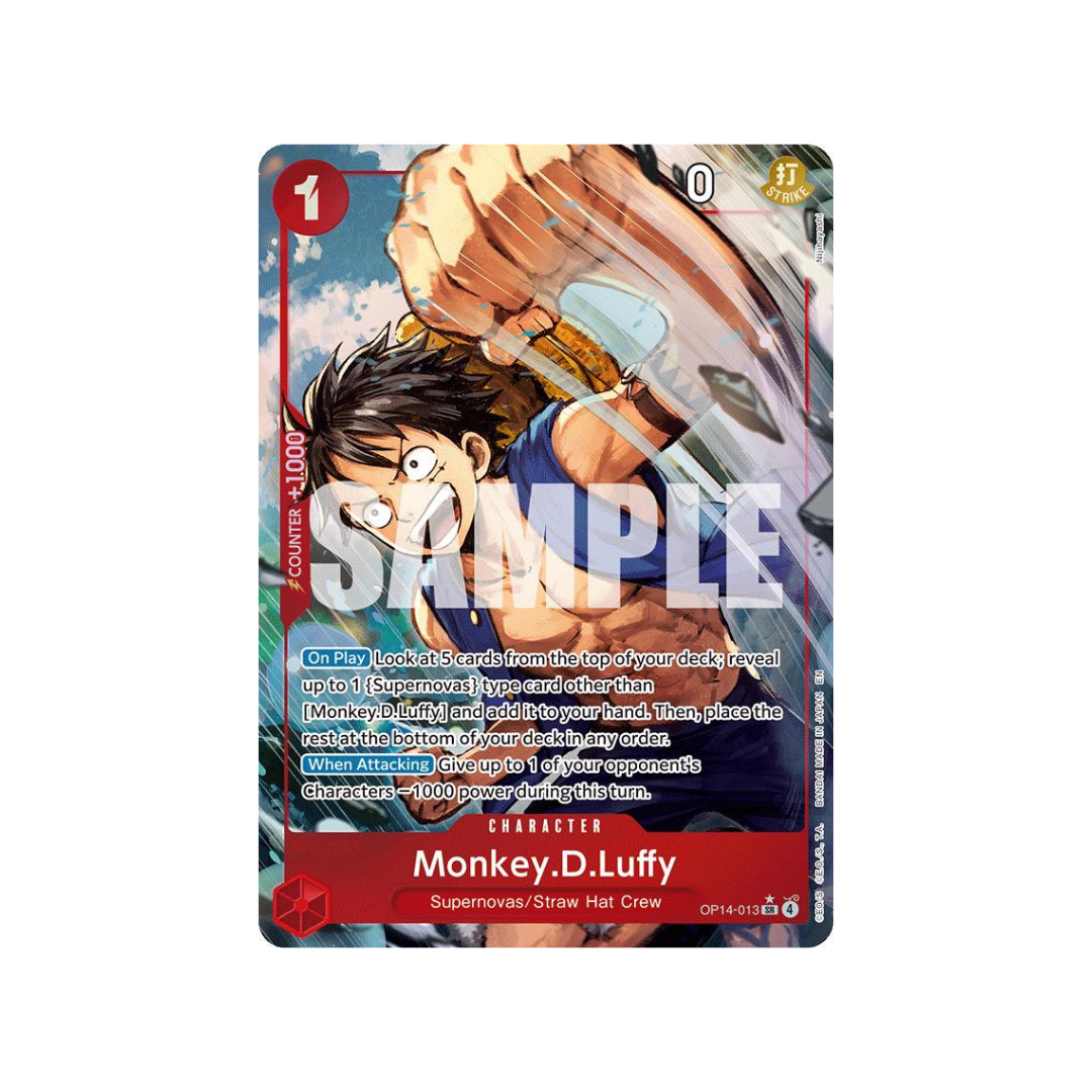 Monkey D. Luffy (Alternate Art) OP14-013 - kit TCG