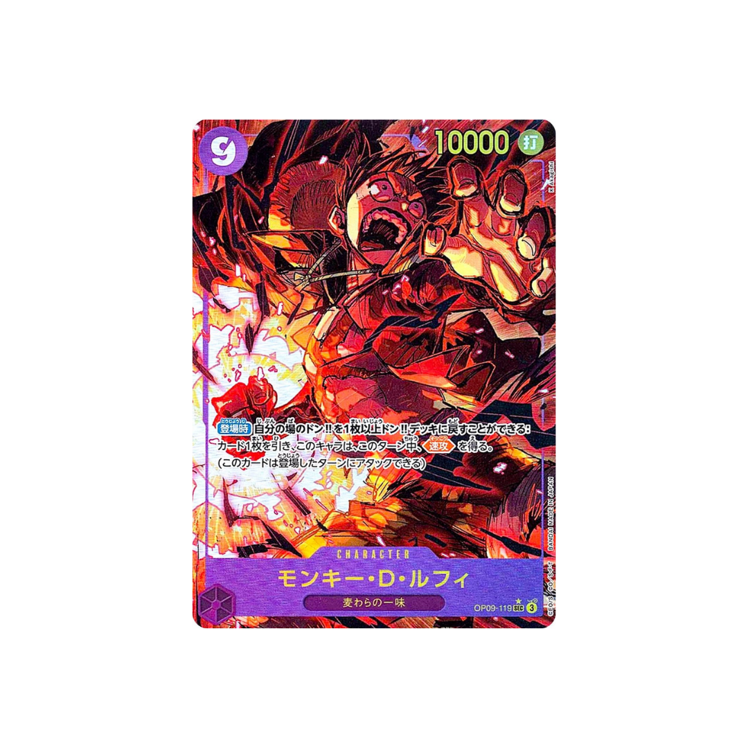 Monkey D. Luffy SEC (Alternate Art) OP09-119 - kit TCG