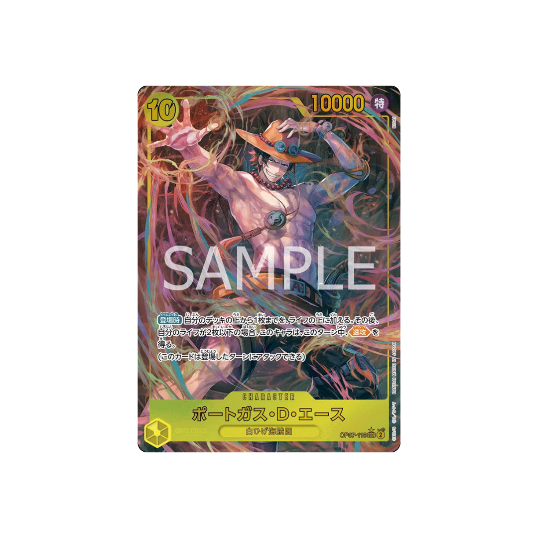 Portgas. D. Ace. SEC (Alternate Art) OP07-119 - kit TCG