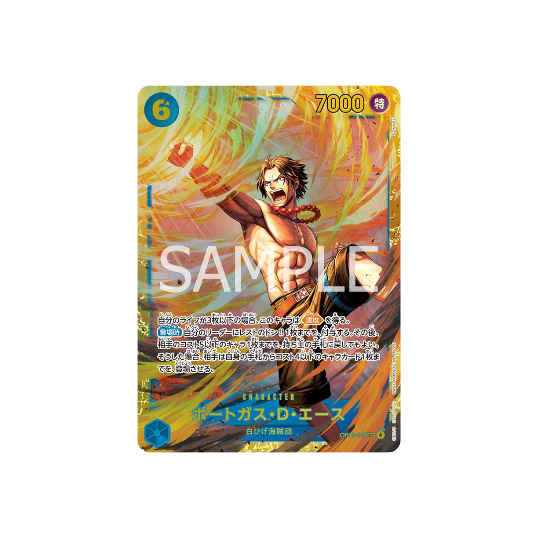 Portgas D. Ace SEC OP13-119 - kit TCG