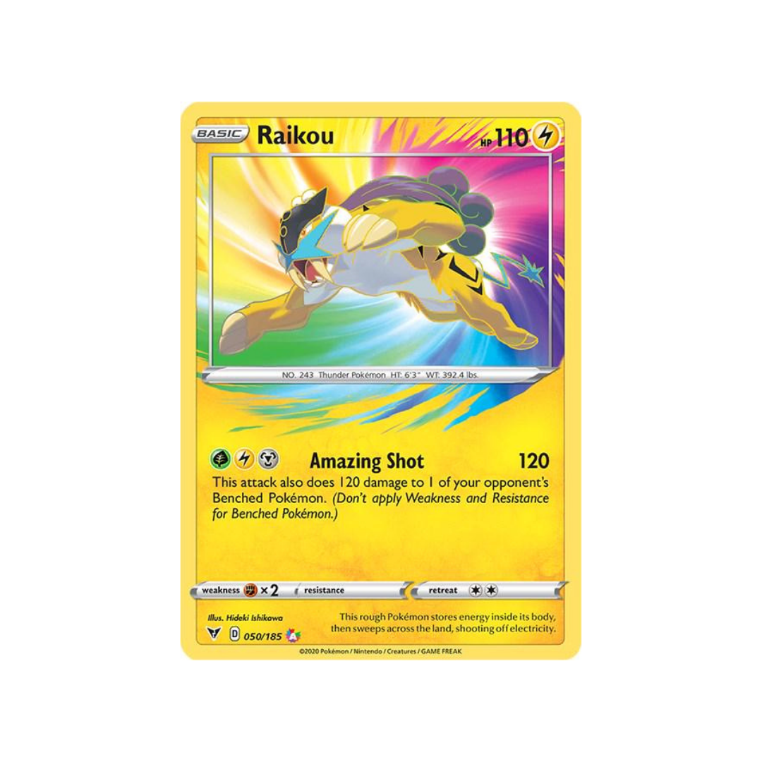 Raikou (Amazing Rare) 50/185 Vivid Voltage - kit TCG