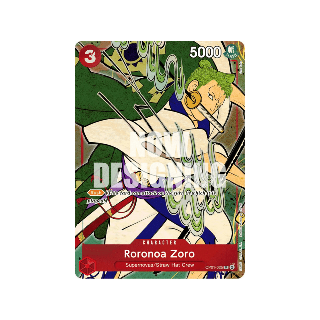 Roronoa Zoro (1st Anniversary) OP01-025 - kit TCG
