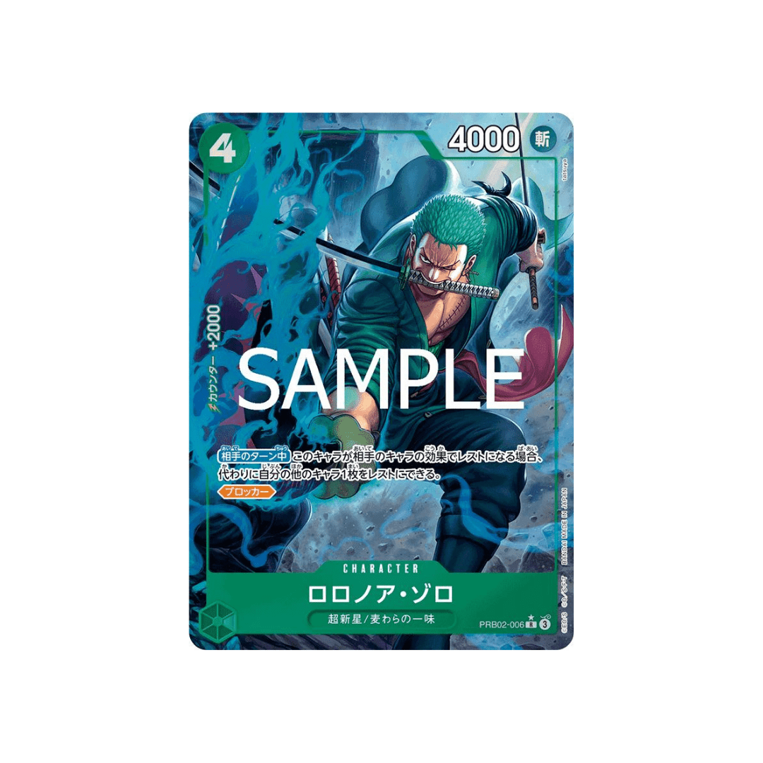 Roronoa Zoro (Alternate Art) PRB02-006 - kit TCG