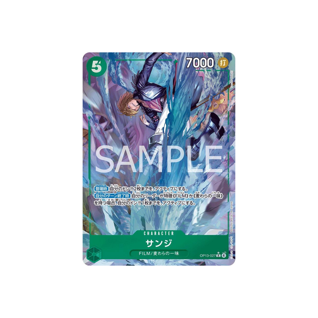 Sanji (Alternate Art) OP13-027 - kit TCG