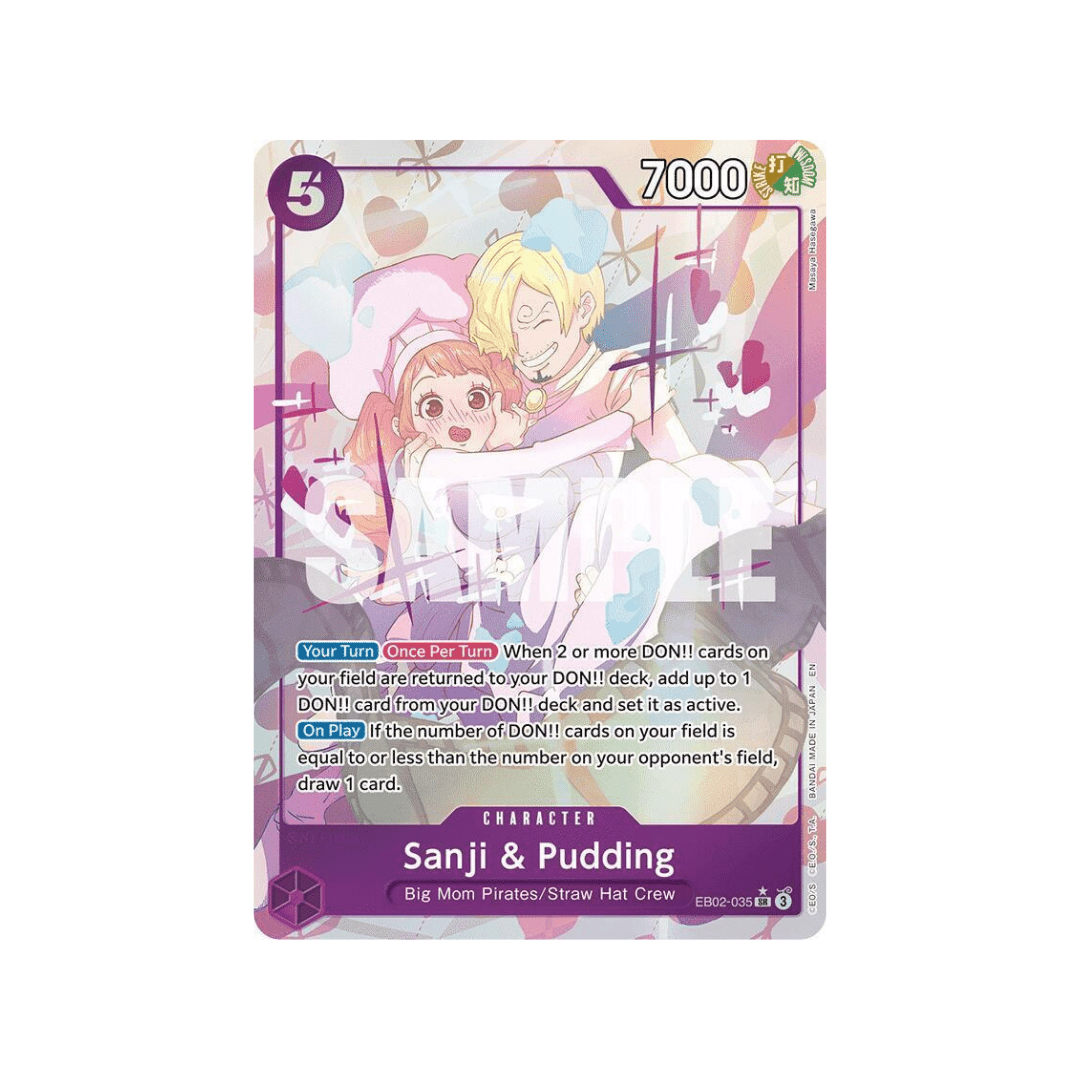 Sanji & Pudding (Alternate Art) EB02-035 - kit TCG