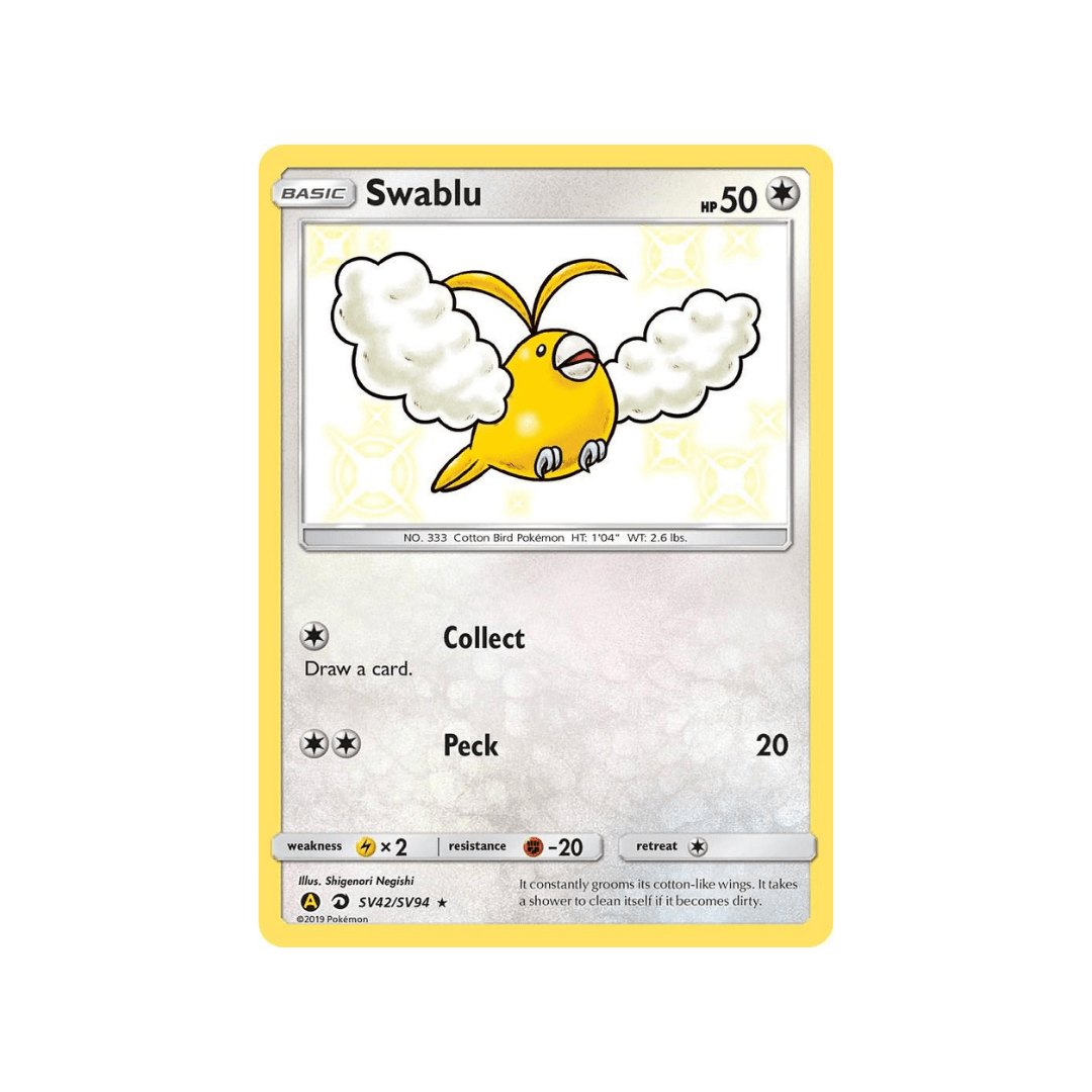 Swablu SV42 Hidden Fates - kit TCG